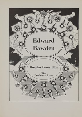 Lot 487 - 'Edward Bawden' by Douglas Percy Bliss
