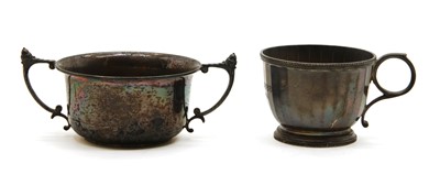 Lot 68 - A silver cup