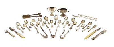 Lot 78 - A quantity of hallmarked silver flatware