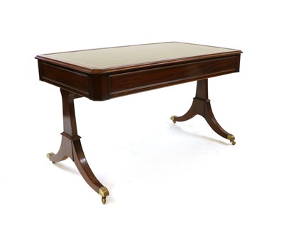 Lot 318 - A George III mahogany library table