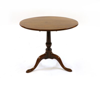Lot 105 - A George III yew occasional table
