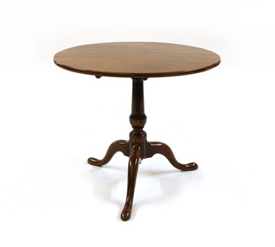 Lot 105 - A George III yew occasional table