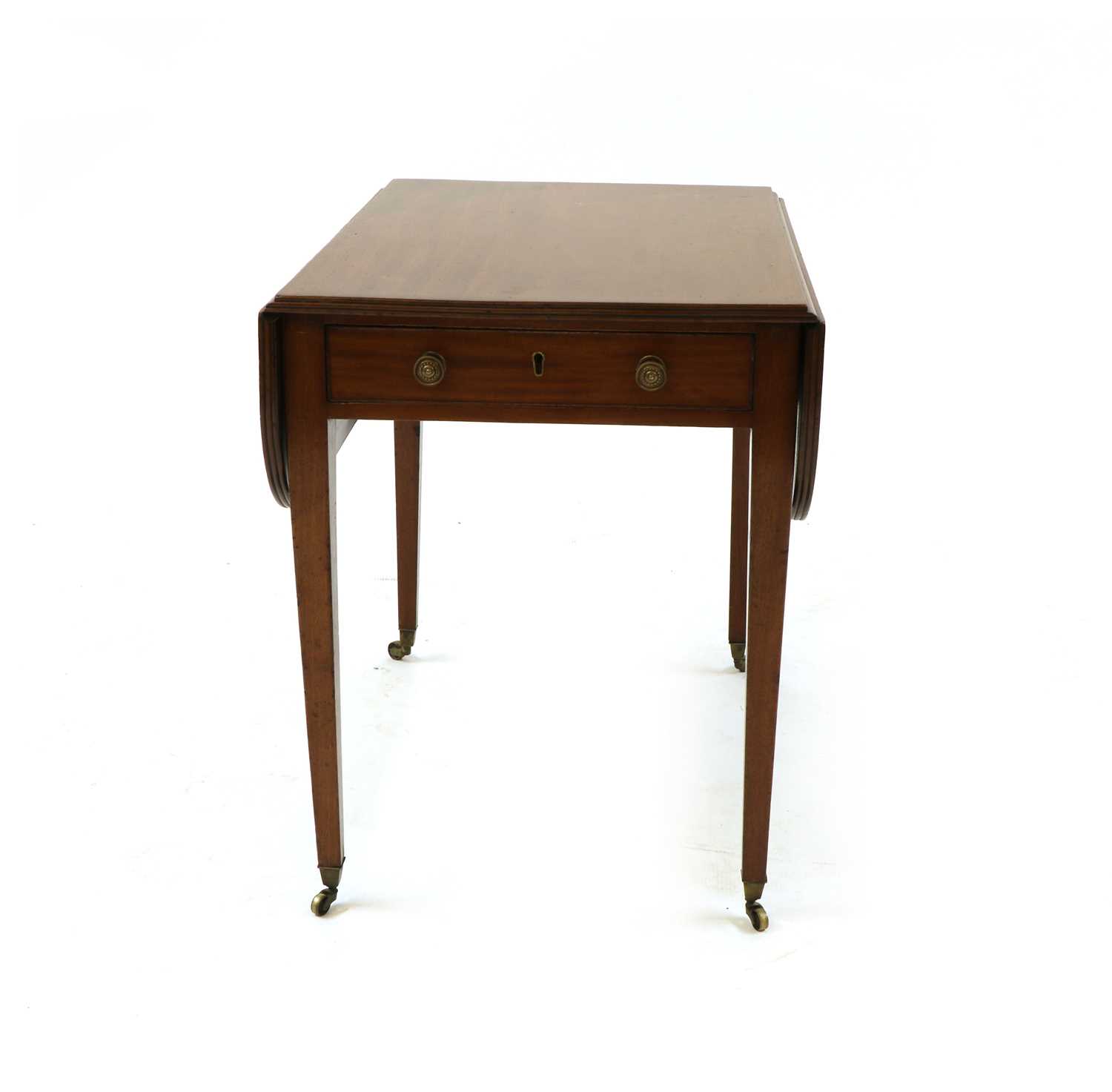 Lot 220 - A 19th century mahogany Pembroke table