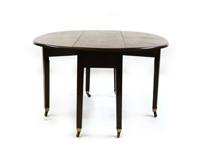 Lot 257 - A mahogany six leg oval dining table
