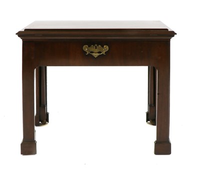 Lot 350 - A George lll Chippendale period mahogany architect's table