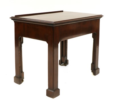 Lot 350 - A George lll Chippendale period mahogany architect's table