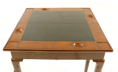Lot 317 - A small George II mahogany card table