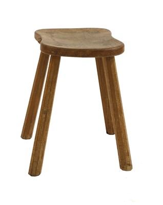 Lot 107 - A Robert 'Mouseman' Thompson stool