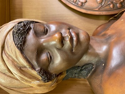 Lot 66 - A Goldscheider 'La Negresse' terracotta bust