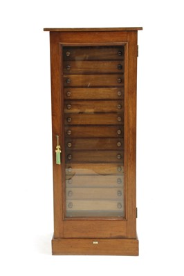 Lot 638 - A Victorian entomologists or collector's cabinet