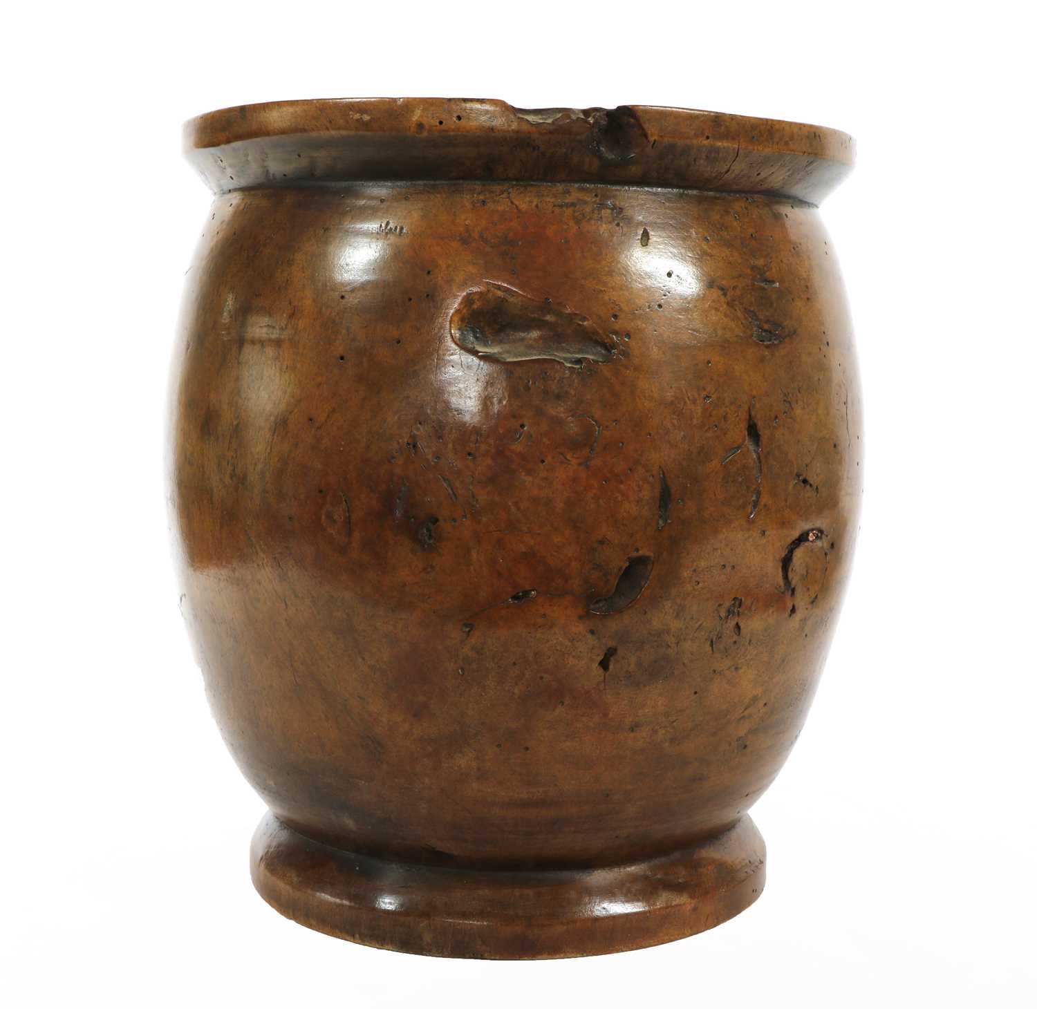 Lot 41 - A turned Treen jar