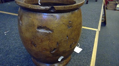 Lot 41 - A turned Treen jar