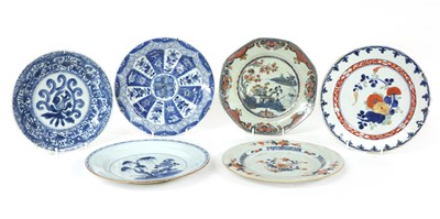 Lot 83 - Six Chinese porcelain plates
