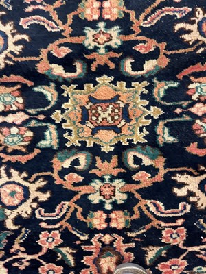 Lot 121 - A Persian Bidjar carpet of Mahi design