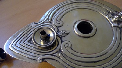 Lot 66 - A Victorian silver novelty table lighter