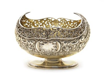 Lot 65 - An Edwardian silver footed bowl