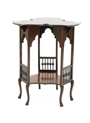 Lot 47 - A mahogany side table