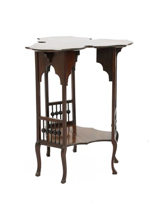 Lot 47 - A mahogany side table