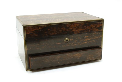Lot 361 - A Victorian coromandel dressing box