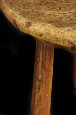 Lot 109 - A Robert 'Mouseman' Thompson burr oak table