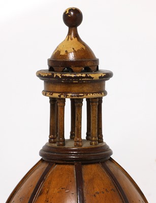 Lot 348 - An architectural model dome and cupola
