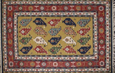 Lot 710 - A modern flatweave rug
