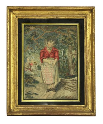 Lot 299 - A needlework picture