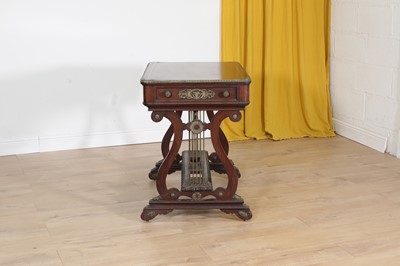 Lot 762 - A Regency mahogany and brass-mounted centre table