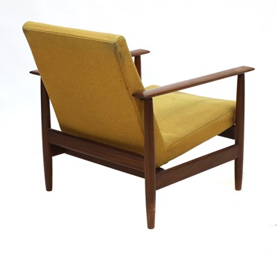 Lot 387 - A Danish teak armchair