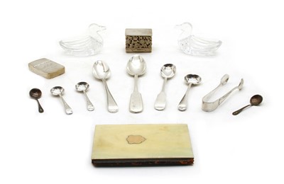 Lot 58 - A collection of silver flatware