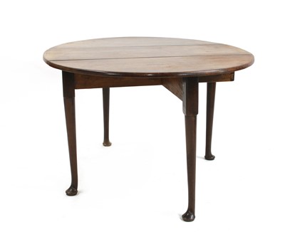 Lot 649 - A George II mahogany pad foot table