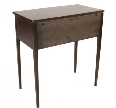Lot 655 - A 19th century mahogany side table