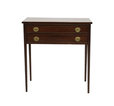 Lot 655 - A 19th century mahogany side table