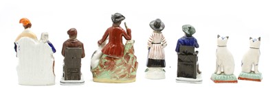 Lot 274 - A collection of 19th century Staffordshire figures