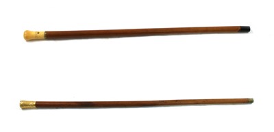 Lot 390B - Two Georgian walking sticks