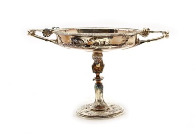 Lot 95 - A silver plated comport