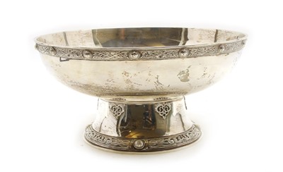 Lot 93 - A silver punch bowl
