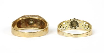 Lot 131 - A Dutch gold single stone rose cut diamond ring
