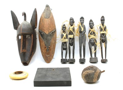 Lot 366A - A collection of tribal items