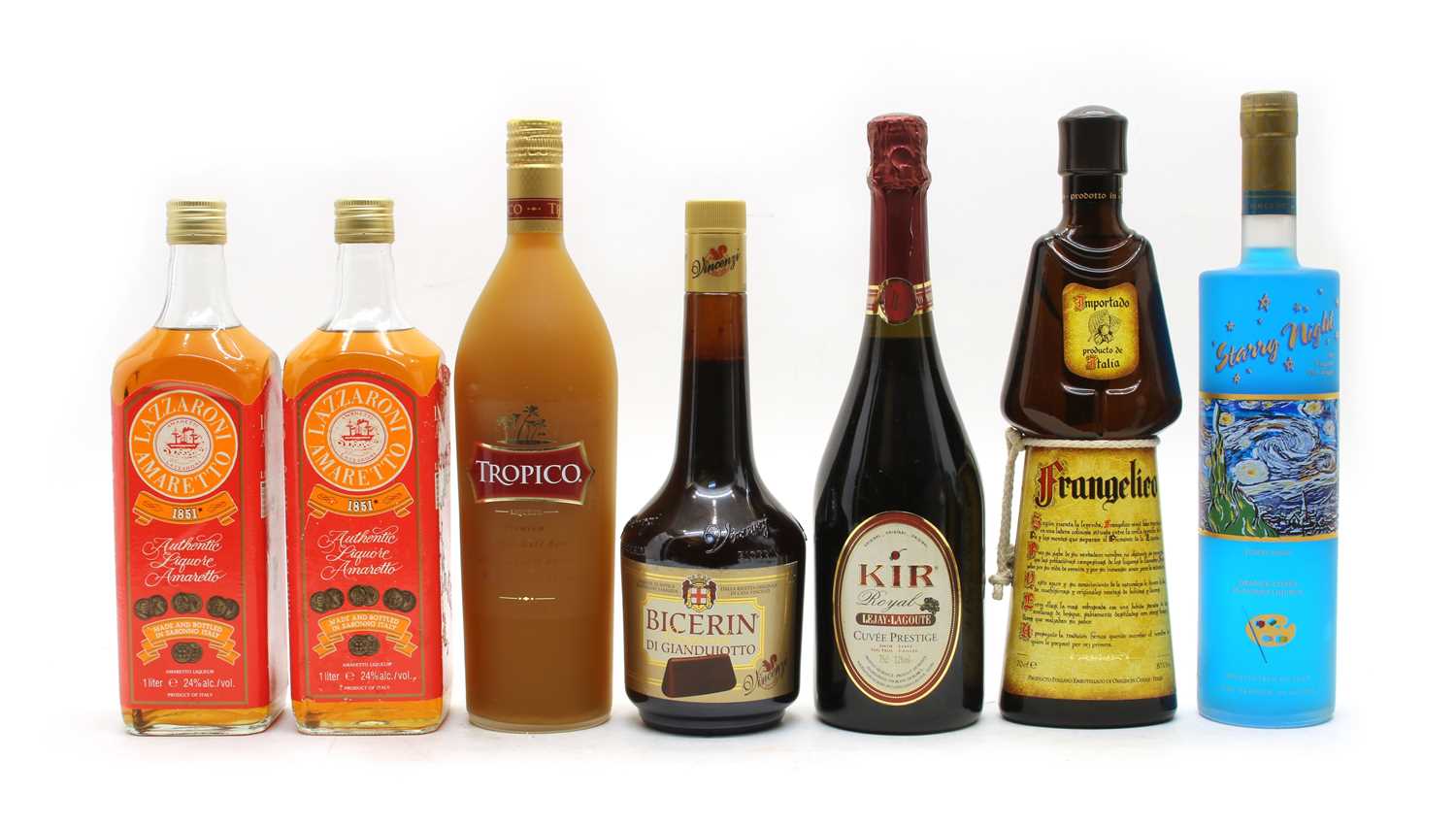 Lot 154 - Assorted Liqueurs, to include Lejay-Lagoute Kir Royal and 14 various others