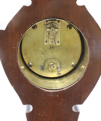 Lot 3 - An Art Nouveau silver-mounted mantel clock