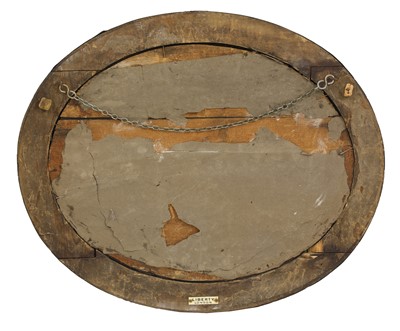 Lot 42 - A Liberty oval copper wall mirror