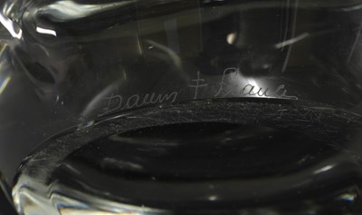 Lot 428 - A Daum clear glass bowl