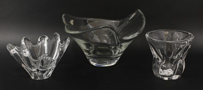 Lot 428 - A Daum clear glass bowl