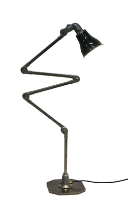 Lot 306 - A British Invisaflex articulated four-section desk lamp