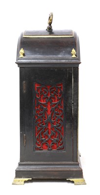 Lot 854 - A George III mahogany bracket clock