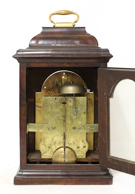 Lot 779 - A George III mahogany bracket clock