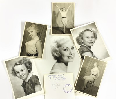 Lot 257 - A collection of photographs of young starlets from the Aida Foster Theatre School