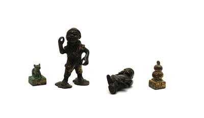 Lot 71 - A collection of four Chinese bronzes
