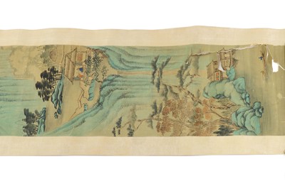 Lot 129 - A Chinese hanging scroll